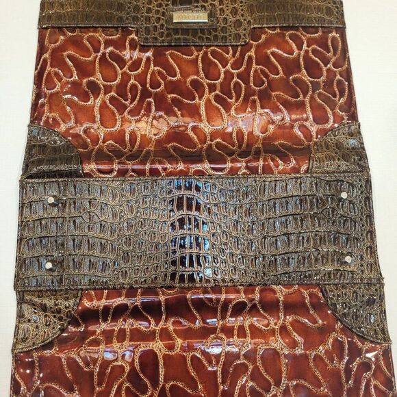 Miche Dani Classic Size Shell Animal Print Reddish Brown with matching handles - Picture 5 of 7